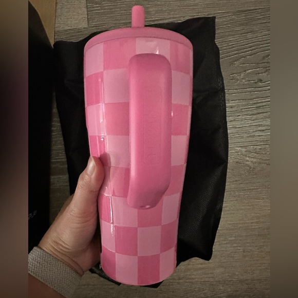 SOLD - Brumate x Krista Horton Pink Checkered Era 30oz (Limited Edition) - Picture 3 of 5